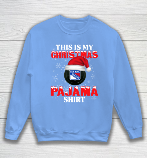 New York Rangers This Is My Christmas Pajama Shirt NHL Sweatshirt 8