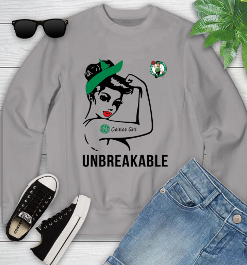 NBA Boston Celtics Girl Unbreakable Basketball Sports Youth Sweatshirt