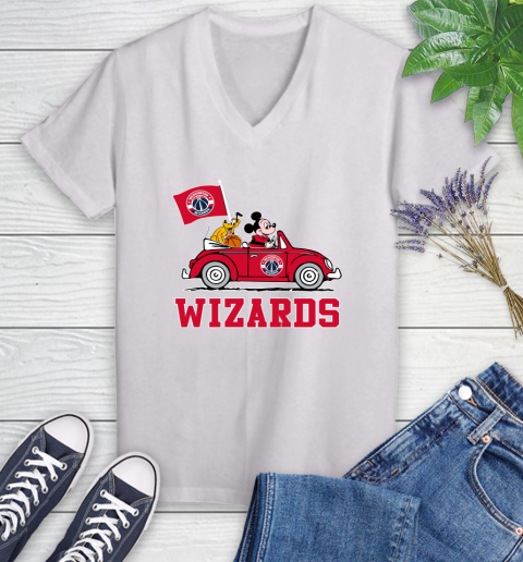 women's v neck disney shirt
