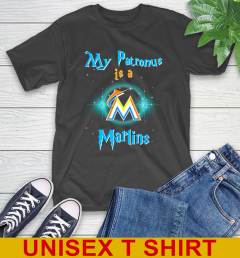 MLB Baseball Harry Potter My Patronus Is A Miami Marlins T-Shirt