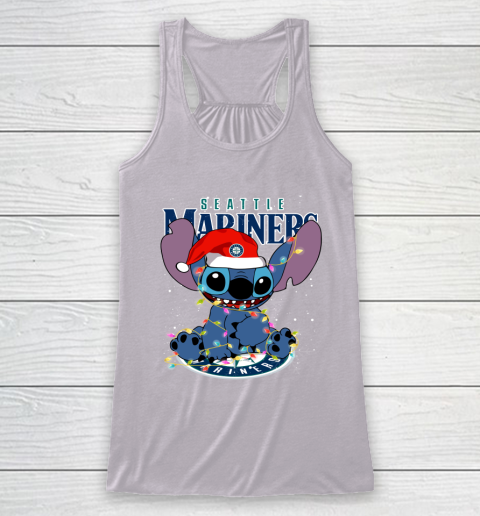 Seattle Mariners MLB noel stitch Baseball Christmas Racerback Tank 3
