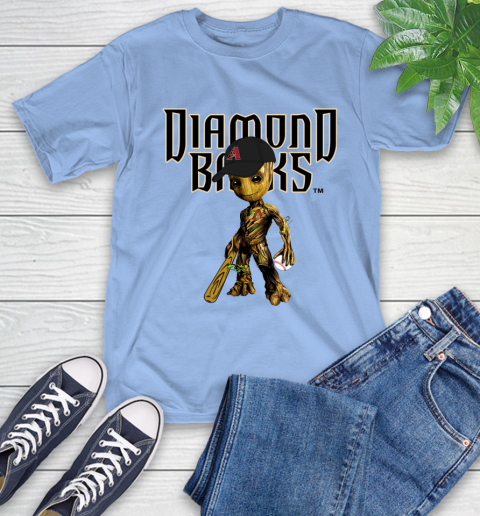 MLB Arizona Diamondbacks Groot Guardians Of The Galaxy Baseball T-Shirt 11