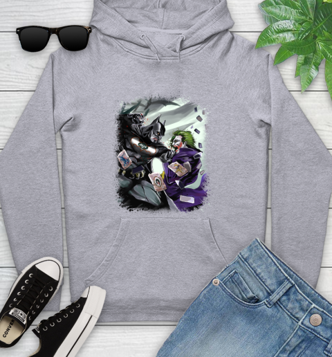 New York Jets NFL Football Batman Fighting Joker DC Comics Youth Hoodie 7 New York Jets NFL Football Batman Fighting Joker DC Comics Youth Hoodie - Image 7