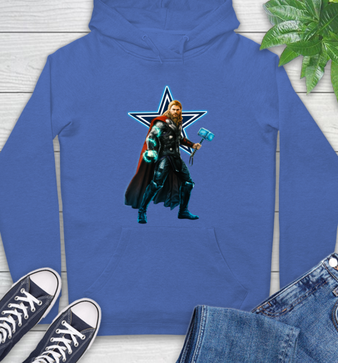 NFL Thor Avengers Endgame Football Dallas owboys Hoodie 9