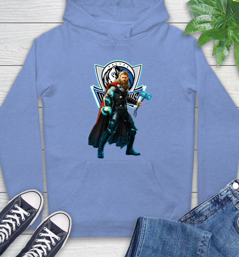 NBA Thor Avengers Endgame Basketball Dallas Mavericks Hoodie 11