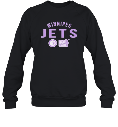 Winnipeg Jets Richmond Resilient Hockey Fights Cancer Sweatshirt