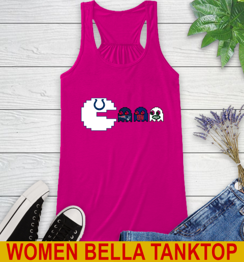 Indianapolis Colts NFL Football Pac Man Champion Racerback Tank 8