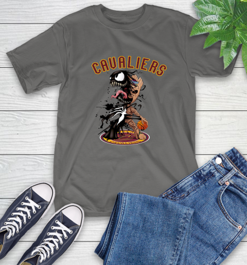 NBA Cleveland Cavaliers Basketball Venom Groot Guardians Of The Galaxy T-Shirt 9