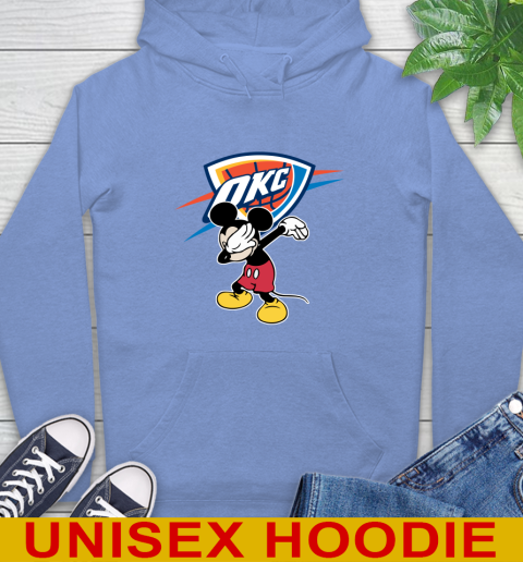 Oklahoma City Thunder NBA Basketball Dabbing Mickey Disney Sports Hoodie 11