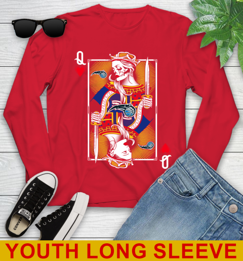 NBA Basketball Orlando Magic The Queen Of Hearts Card Shirt Youth Long Sleeve 11