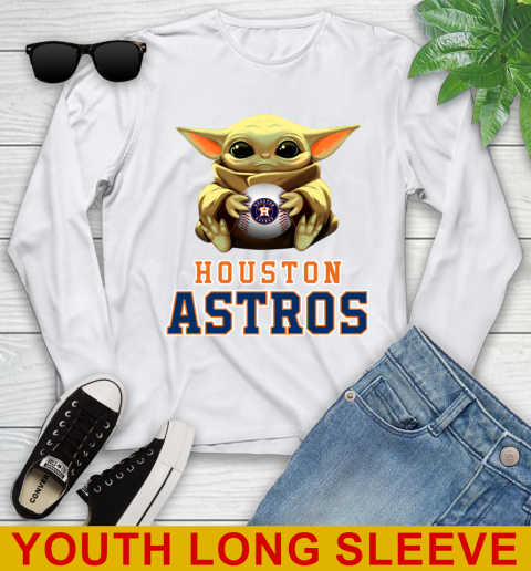 MLB Baseball Houston Astros Star Wars Baby Yoda Shirt 122