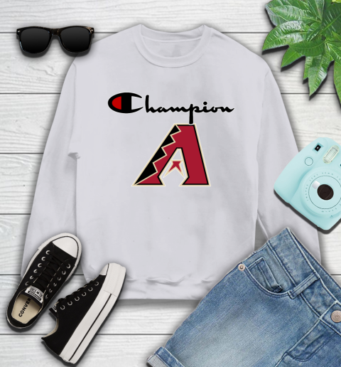 MLB Baseball Arizona Diamondbacks Champion Shirt Youth Sweatshirt 2