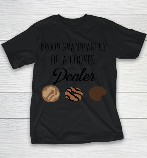 Grandpa Funny Gift Apparel  Prood Grandpatrent Of A Cookie Dealer Youth T-Shirt