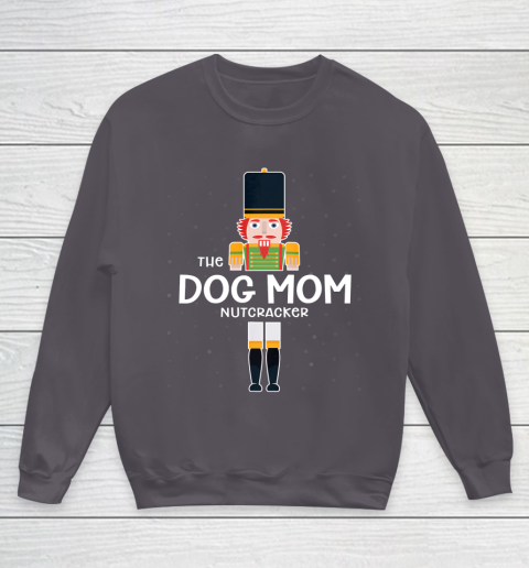 Dog Mom Nutcracker Family Matching Funny Gift Pajama Youth Sweatshirt 5