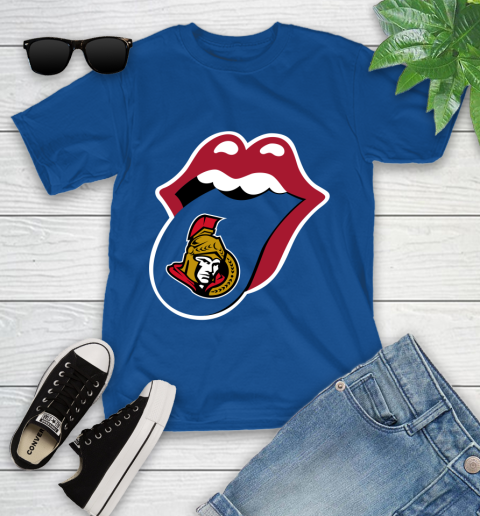 Ottawa Senators NHL Hockey Lips I Root For My Team Adoring Fan 111