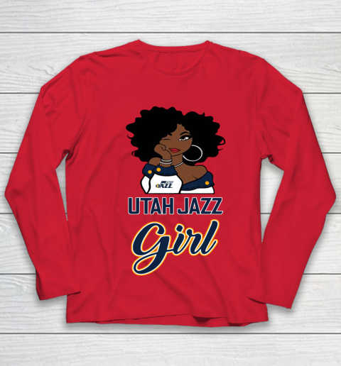 Utah Jazz Girl NBA Youth Long Sleeve 10