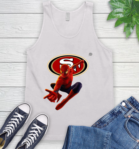 NFL Spider Man Avengers Endgame Football San Francisco 49ers Tank Top