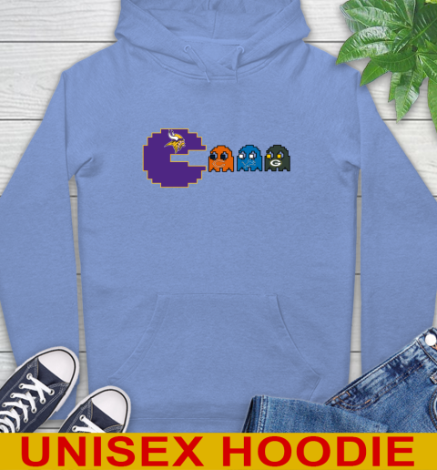 Minnesota Vikings NFL Football Pac Man Champion Hoodie 11