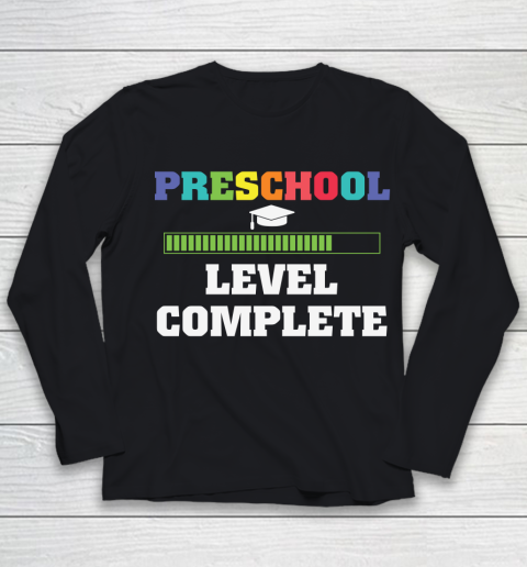 Back To School Shirt Preschool level complete Youth Long Sleeve
