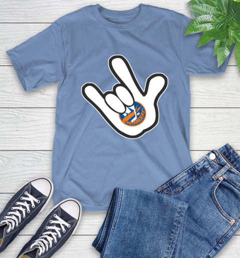 New York Islanders NHL Hockey Mickey Rock Hand Disney T-Shirt 11