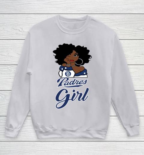San Diego Padress Girl MLB Youth Sweatshirt 4