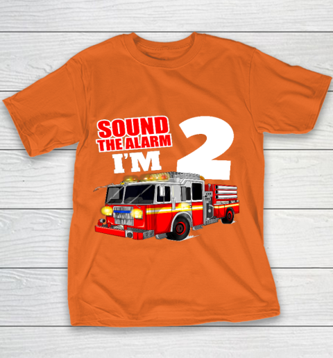 Fire truck birthday shirt on sale