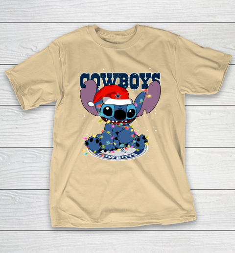 Dallas Cowboys NFL Football noel stitch Christmas T-Shirt 5