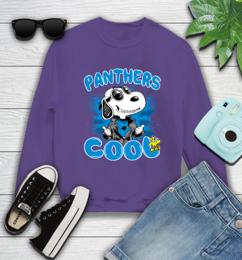NFL Football Carolina Panthers Cool Snoopy Shirt Sweatshirt - Image 5
