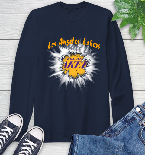 los angeles basketball long sleeve shirt