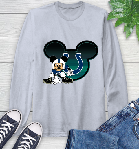 NFL Indianapolis Colts Mickey Mouse Disney Football T Shirt Long Sleeve T-Shirt 6