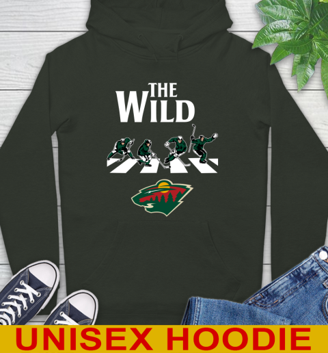 NHL Hockey Minnesota Wild The Beatles Rock Band Shirt Hoodie 12
