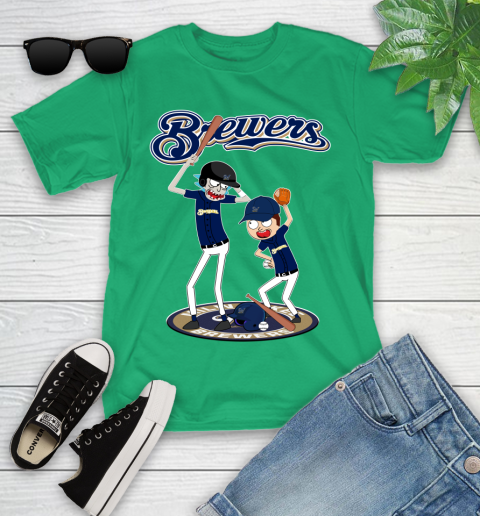 MLB Milwaukee Brewers Rick And Morty Baseball 108