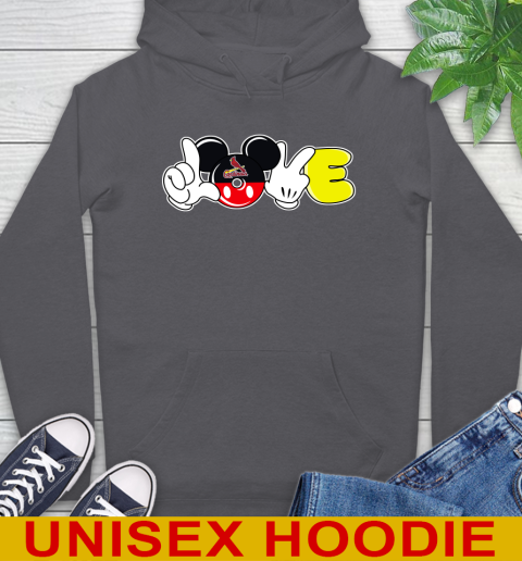 St.Louis Cardinals MLB Baseball Love Mickey Disney Sports Hoodie 7