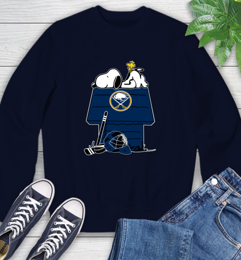 Buffalo Sabres NHL Hockey Snoopy Woodstock The Peanuts Movie Sweatshirt 3
