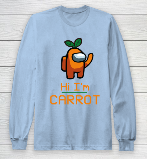 Among Us Shirt IM CARROT ORANGE AMONG A7 Long Sleeve T-Shirt 5