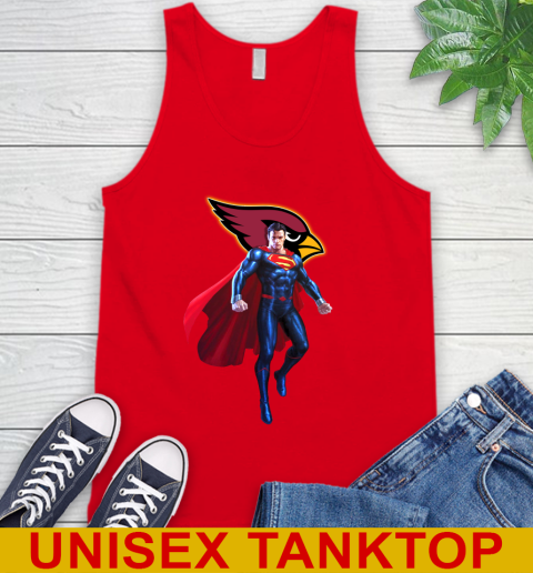 NFL Superman DC Sports Football Arizona Cardinals Tank Top 6