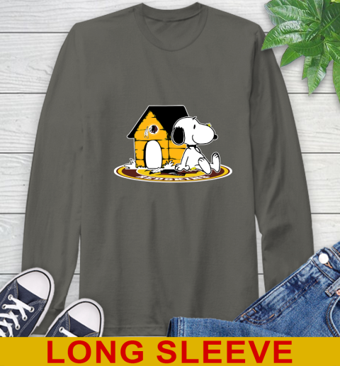 NFL Football Washington Redskins Snoopy The Peanuts Movie Shirt Long Sleeve T-Shirt 8