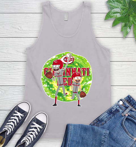MLB Cincinnati Reds Rick And Morty Baseball Sports Tank Top 4