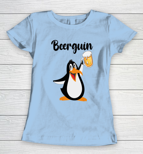 Beer Lover Funny Shirt Beerguin Women\'s T-Shirt | Tee For Sports