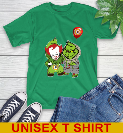 Indiana Pacers Baby Pennywise Grinch Christmas NBA Basketball T-Shirt 7