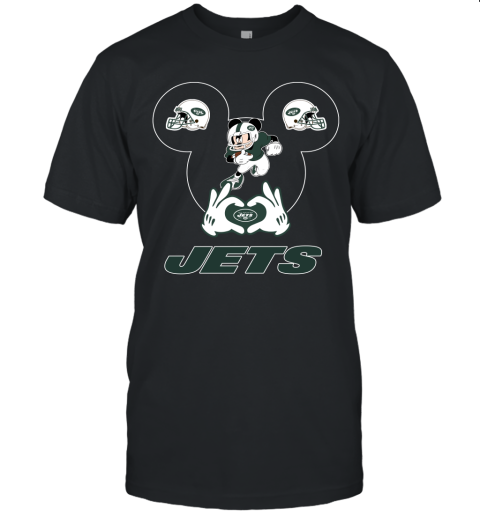 I Love The Jets Mickey Mouse New York Jets Unisex Jersey Tee