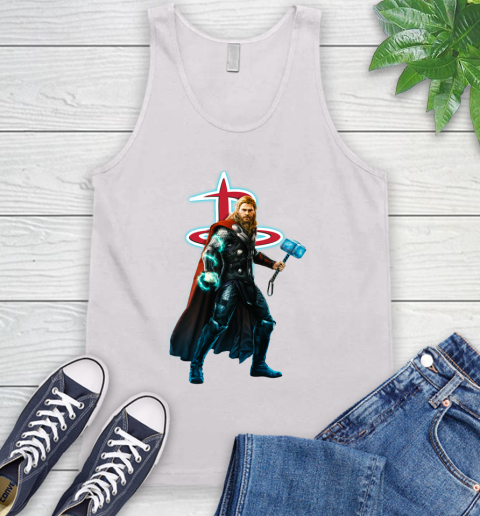 NBA Thor Avengers Endgame Basketball Houston Rockets Tank Top