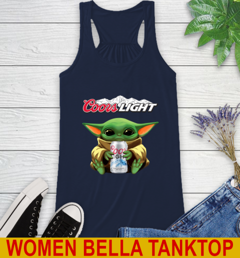 Star Wars Baby Yoda Hugs Coors Beer Shirt 47