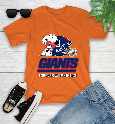 NFL The Peanuts Movie Snoopy Forever Win Or Lose Football New York Giants 109