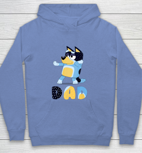 Bluey Dad for Daddy's on Father's Day Bandit Funny Gift Youth Hoodie 8