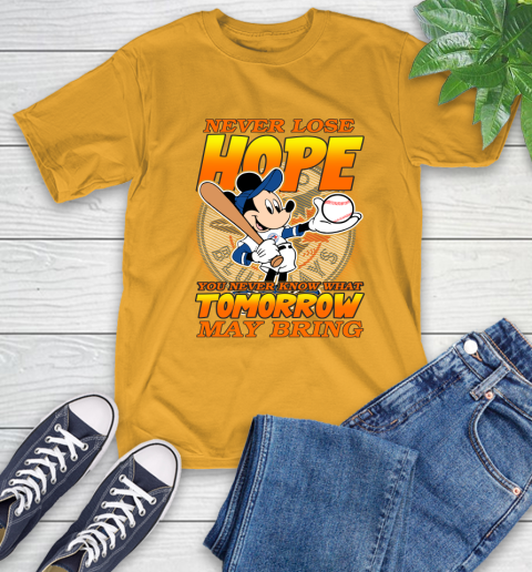 Toronto Blue Jays MLB Baseball Mickey Disney Never Lose Hope T-Shirt 2