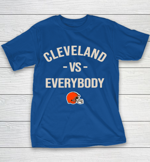 Cleveland Browns Vs Everybody Youth T-Shirt 6
