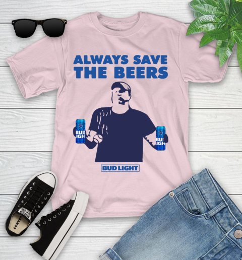 Always Save The Bees Beers Bud Light Jeff Adams Beers Over Baseball Youth T-Shirt 17