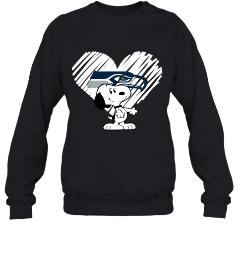 A Happy Christmas With Seattle Seahawks Snoopy Sweatshirt