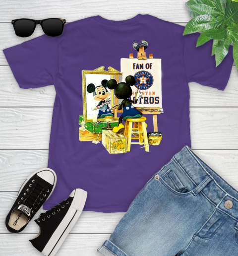 MLB Baseball Houston Astros Mickey Drawing Shirt 96